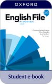 imagen English File Pre-Intermediate Student's Book e-book